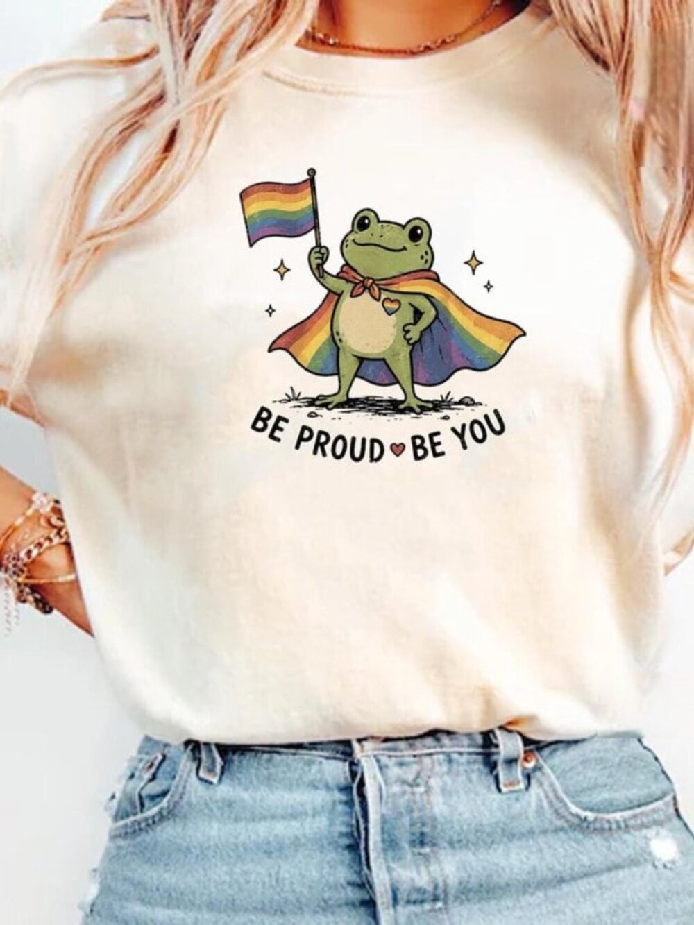 Be Proud Be You Shirt, Cute LGBTQ Pride Tee, Rainbow Shirt Gift